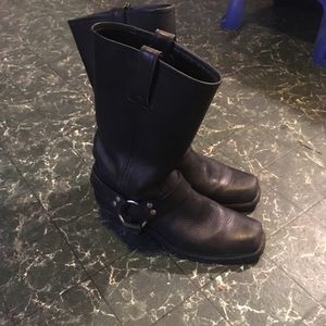 Frye harness boots